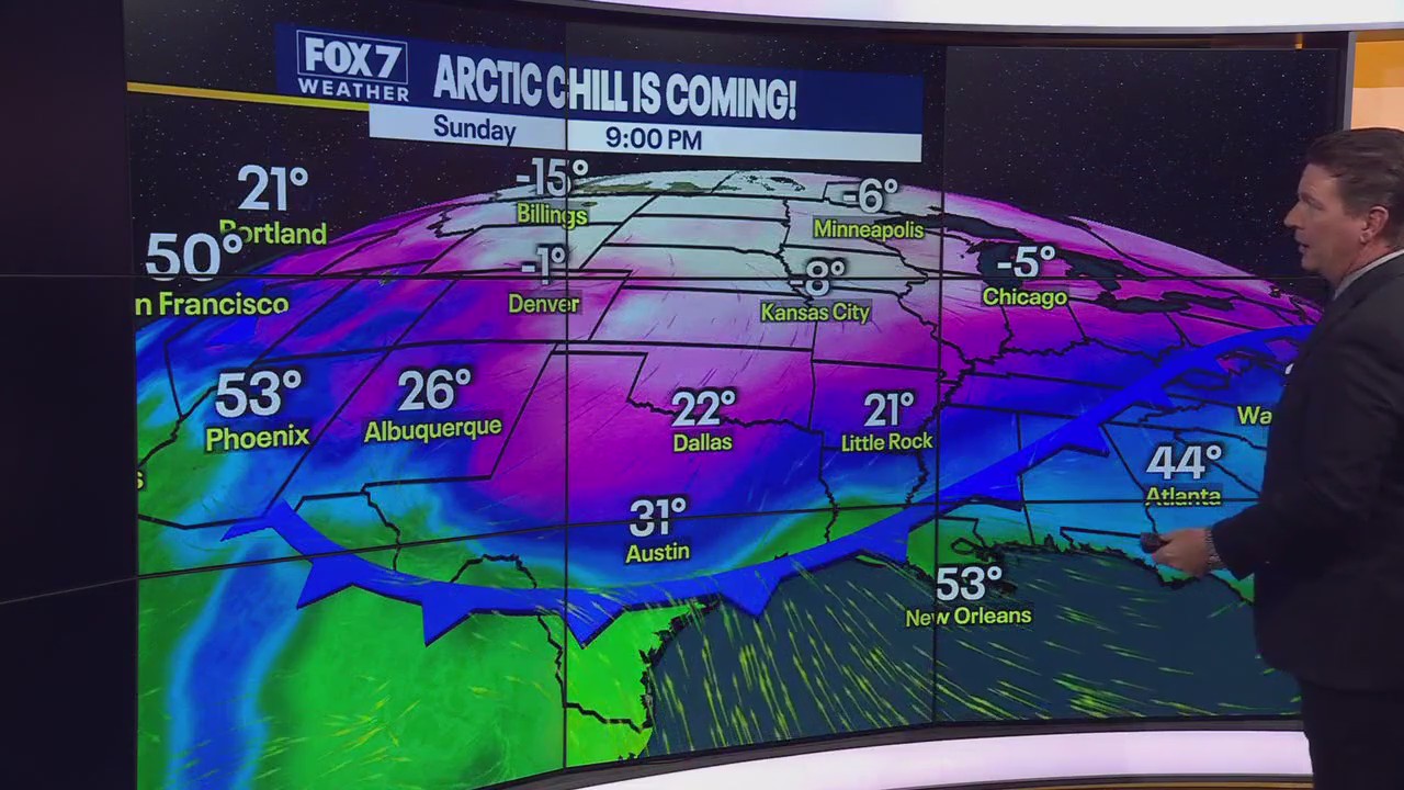Austin weather: Arctic chill is coming soon