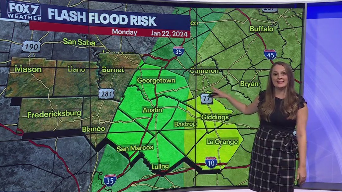 Austin weather: Flash flood risks next week