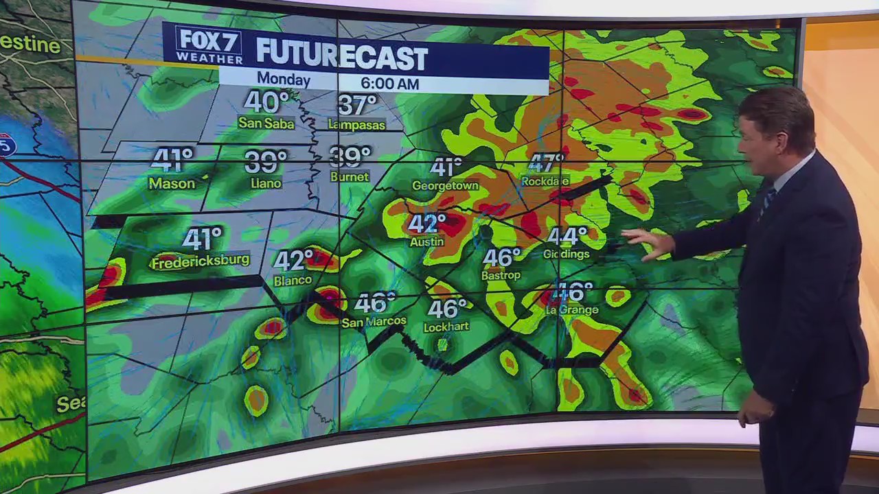 Austin weather: Widespread rain, minor flooding