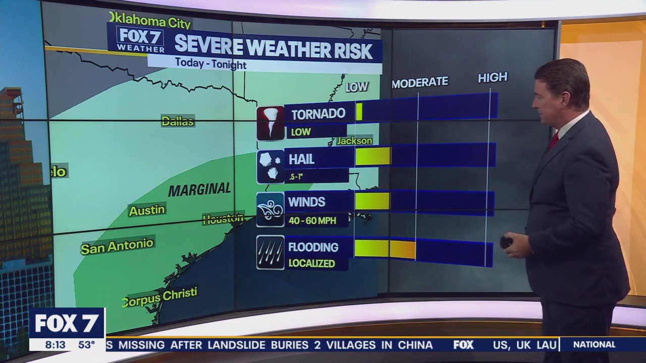 Austin weather: Heavy rain, flooding possible
