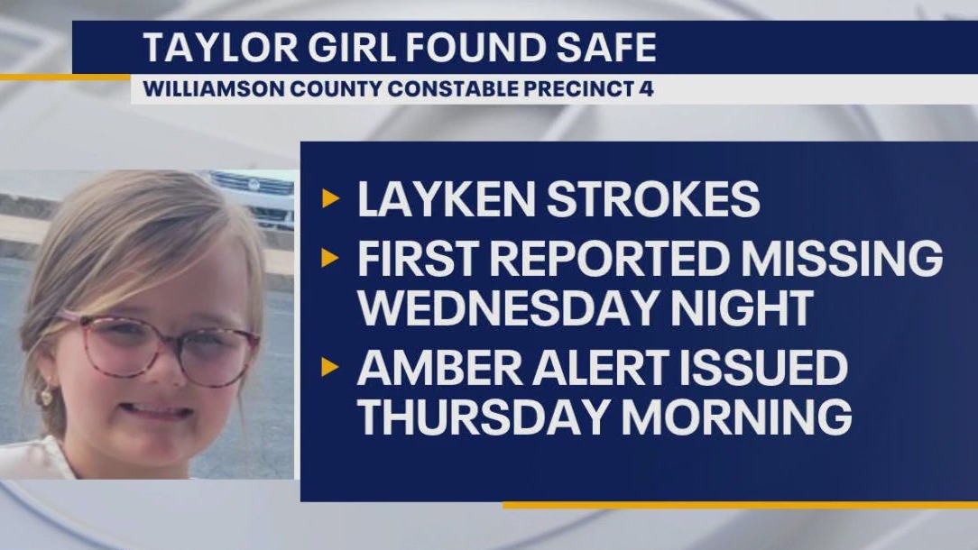 AMBER Alert: Missing Taylor girl found safe | FOX 7 Austin