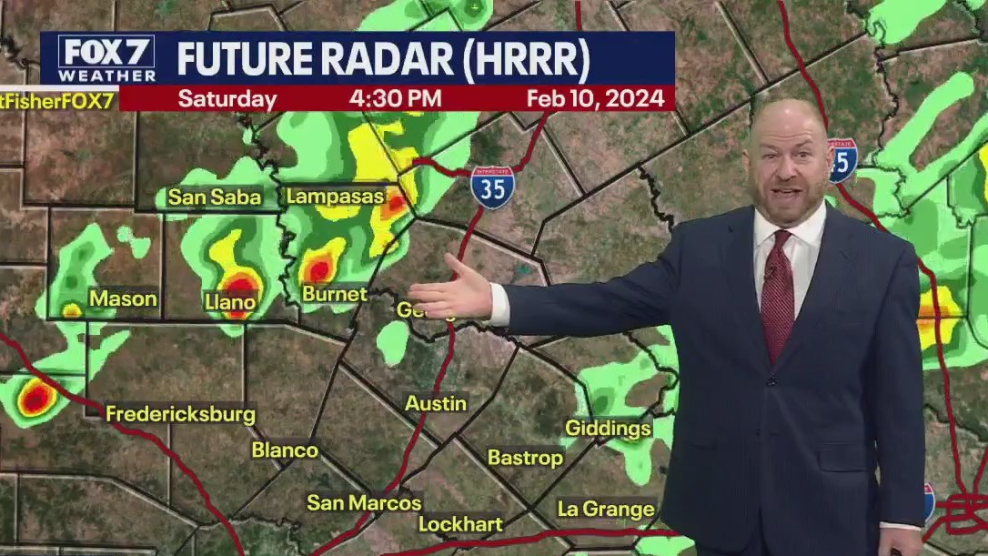 Austin weather: Rain on Saturday, cool down | FOX 7 Austin