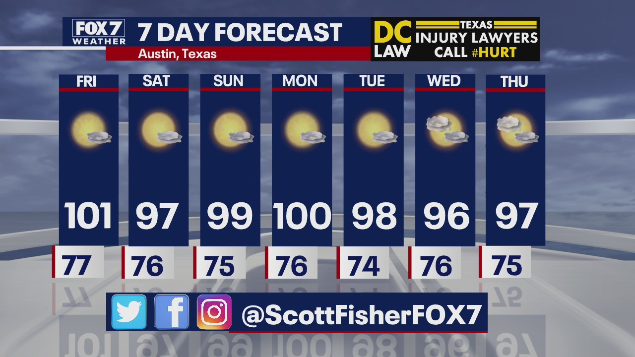 Evening weather forecast for July 16, 2020