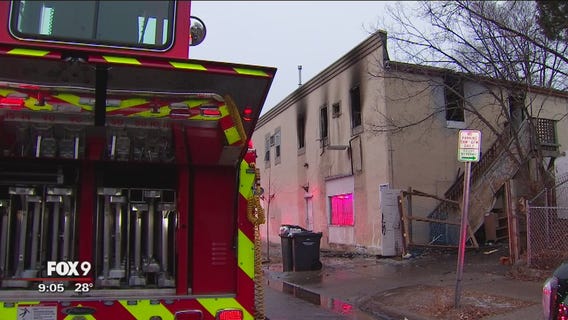 Fire forces families from their homes on Christmas