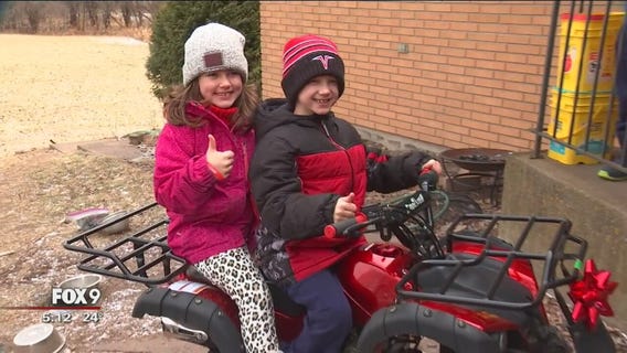 Families going through hard times get early Christmas surprise