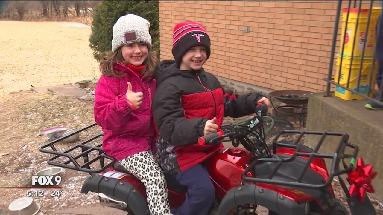 Families going through hard times get early Christmas surprise