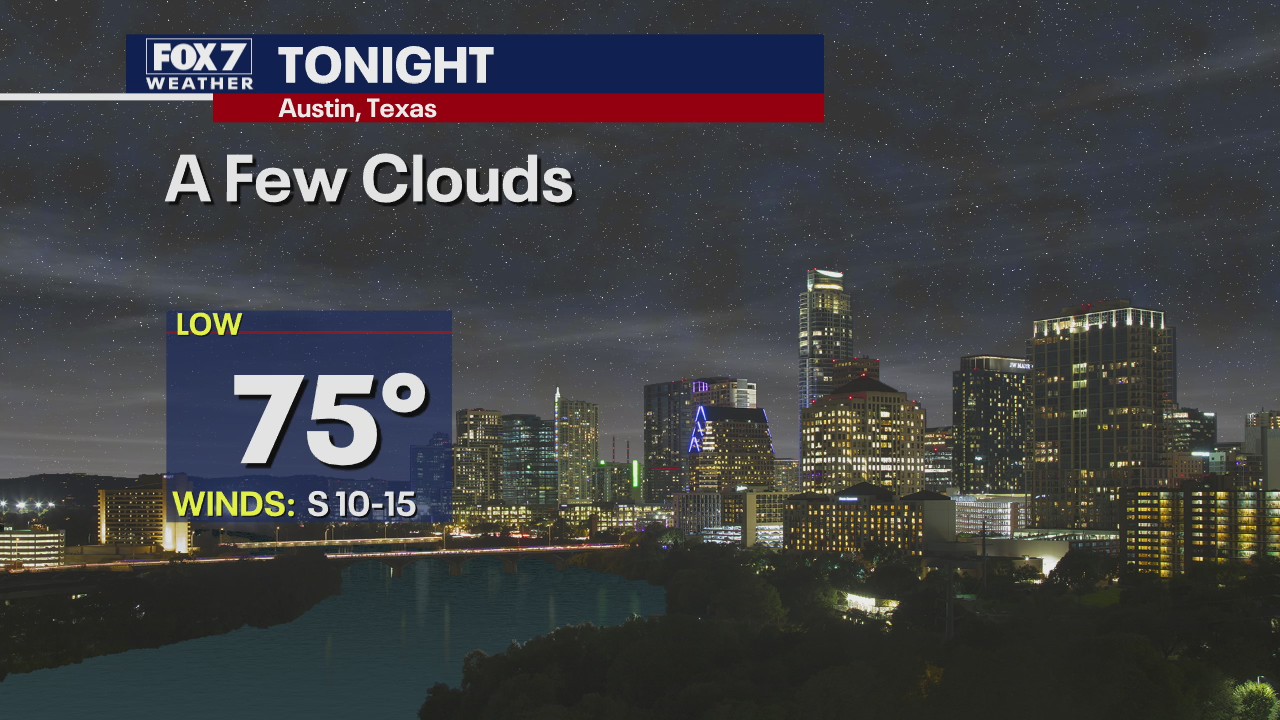 Evening weather forecast for August 6, 2020