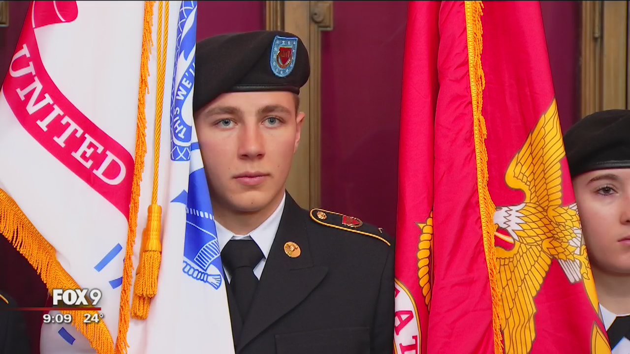 Generations of servicemen and women honor veterans of World War I on 100th anniversary