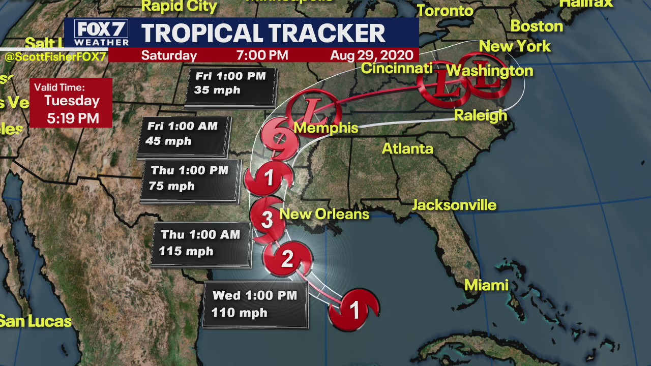 Evening weather forecast for August 25, 2020