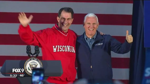 Vice President Pence promotes GOP candidates in Minneapolis, Hudson