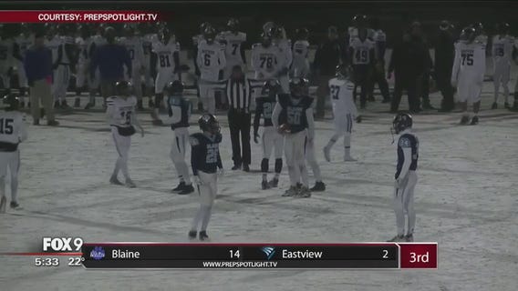 Power outage interrupts Eastview-Blaine state playoff game