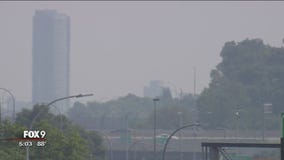 Hazy skies arrive in the Twin Cities