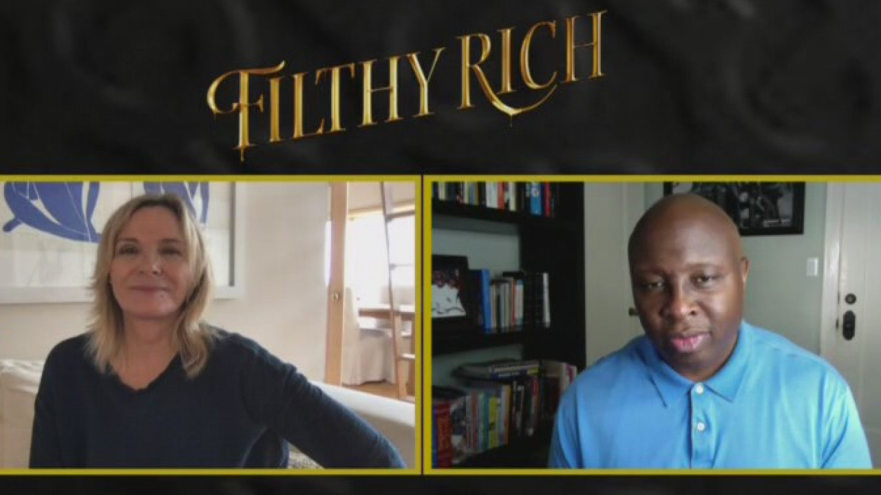 Kim Cattrall and Steve Harris talk "Filthy Rich"