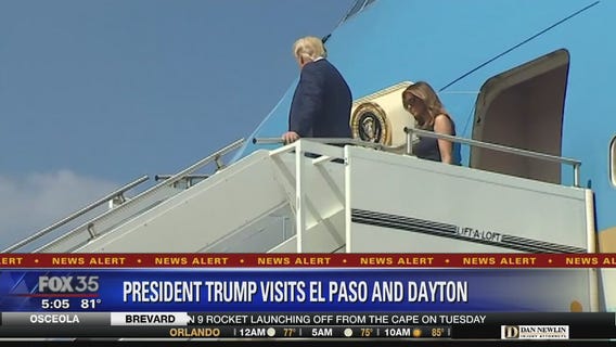 Trump visits Dayton and El Paso