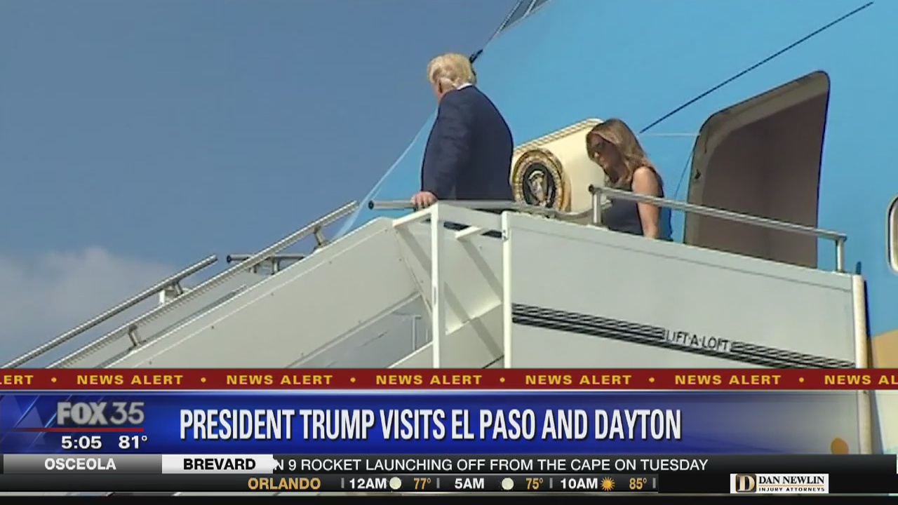 Trump visits Dayton and El Paso