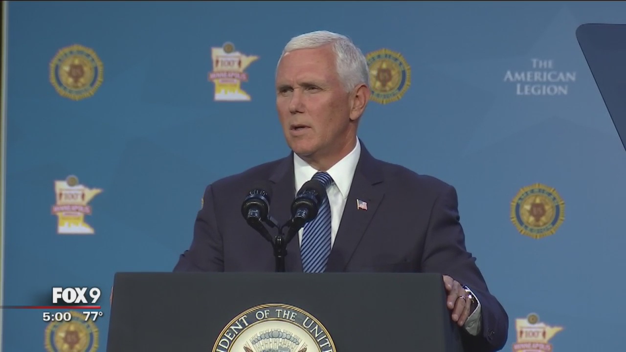 VP Mike Pence makes stop in Minnesota Thursday