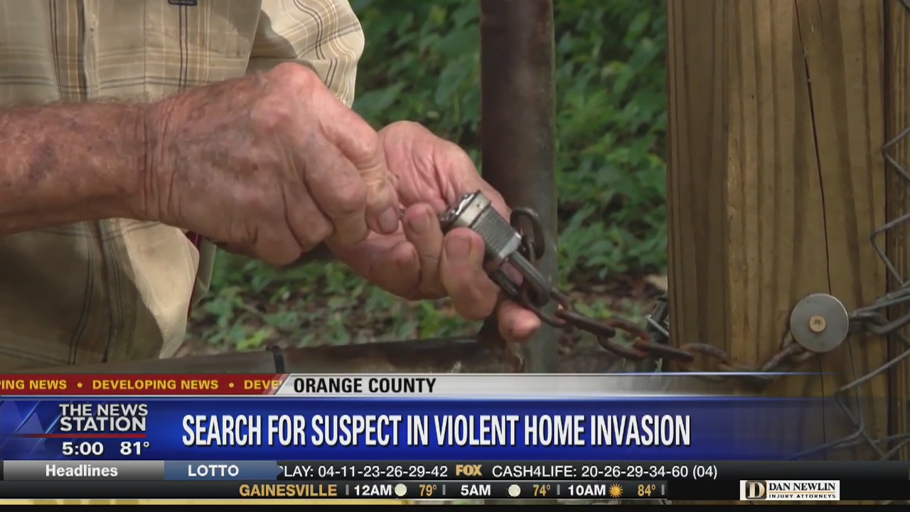 Search for suspect in violent home invasion | FOX 35 Orlando