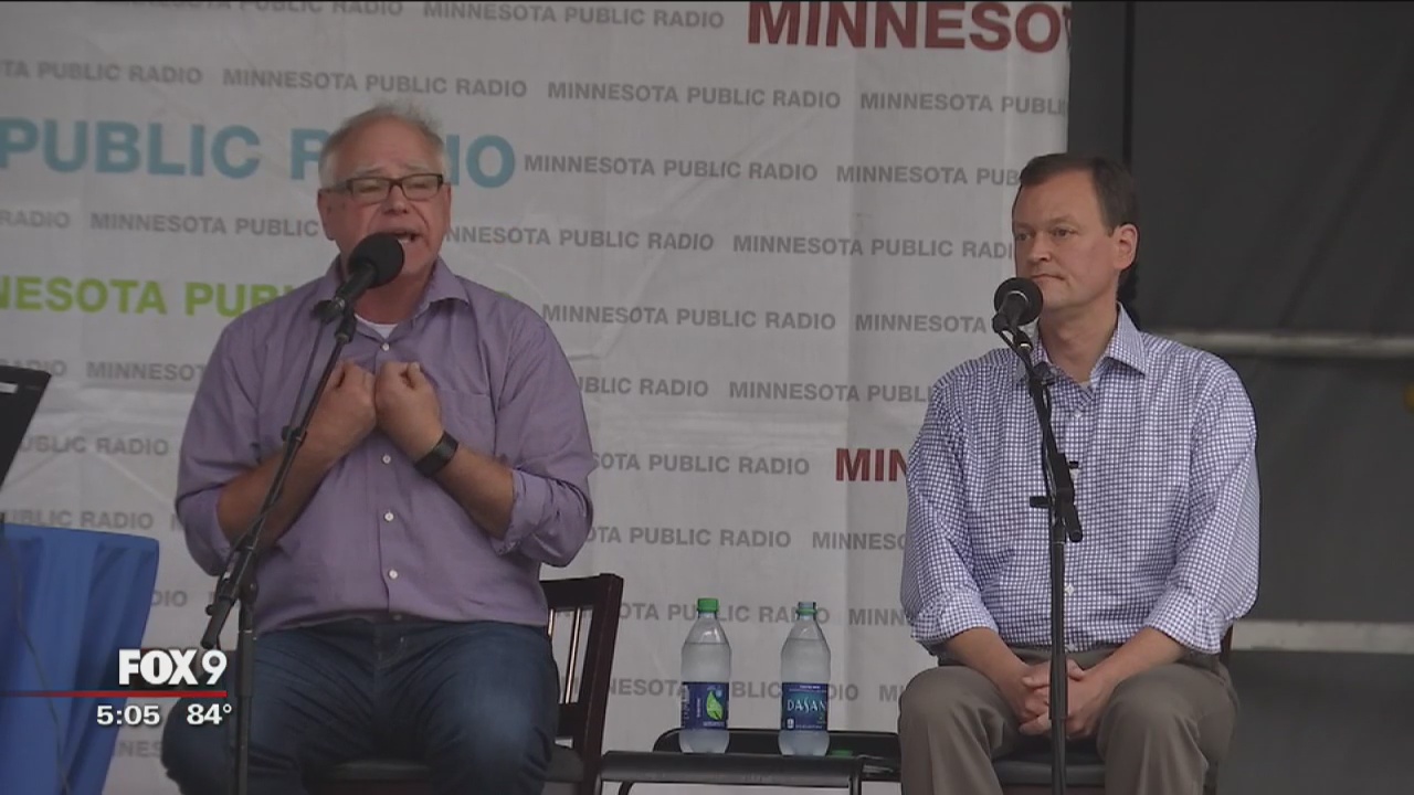 Johnson and Walz square off in gubernatorial debate at the State fair