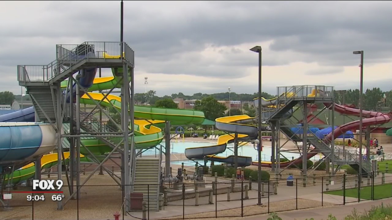 Boy pushed over railing of two-story waterslide