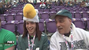 Fans react at Super Bowl LII