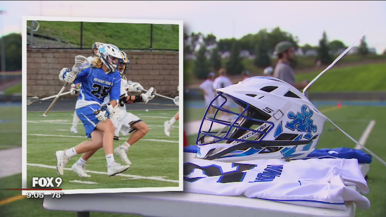 Minnetonka lacrosse team plays in honor of killed teen