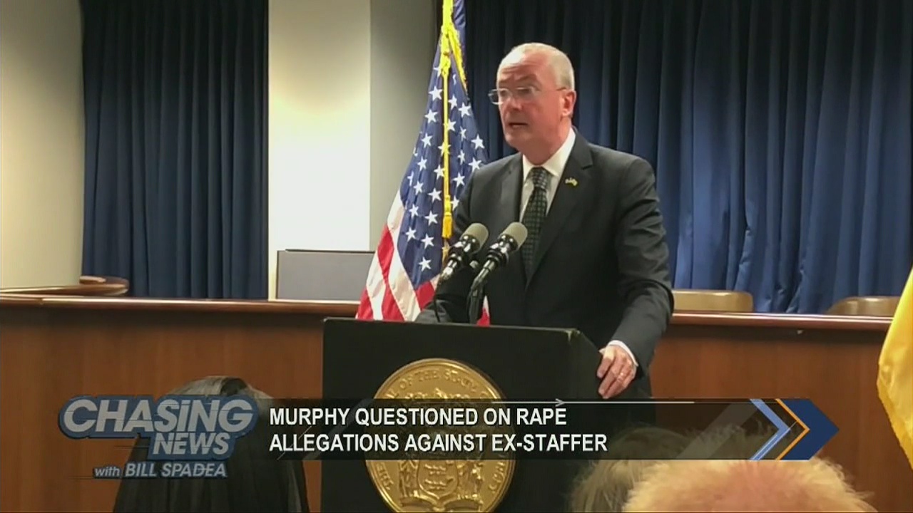 Murphy questioned on rape allegations against ex-staffer