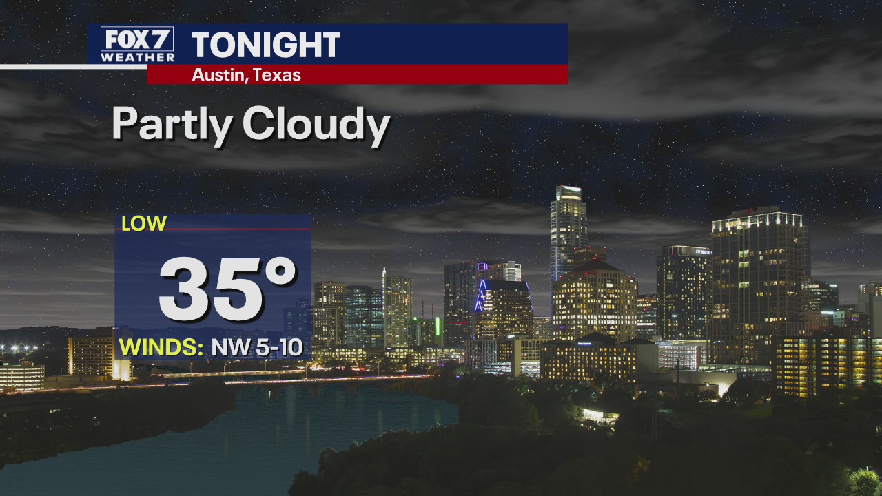 Evening weather forecast for December 3, 2020