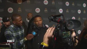 Celebrities hit red carpet at The Armory during Super Bowl festivities