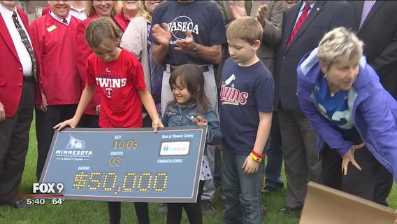 Super Bowl Commitee helps rebuild baseball field in Waseca, Minnesota