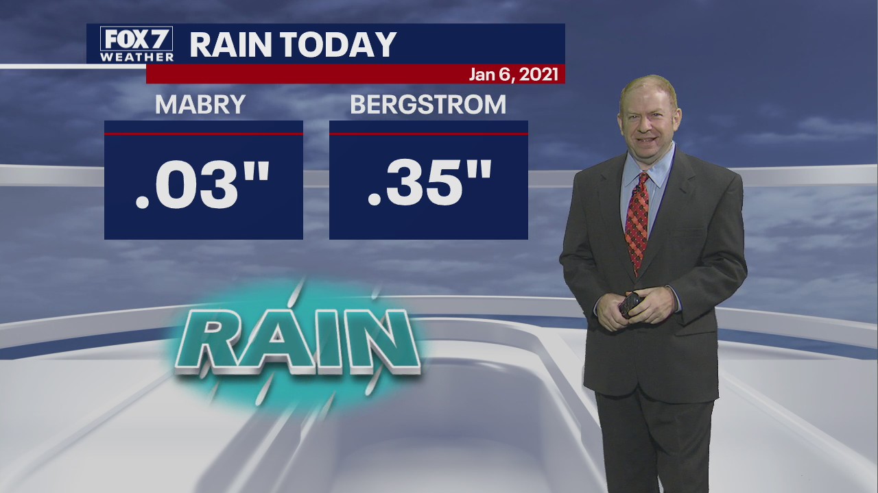 Evening weather forecast for January 6