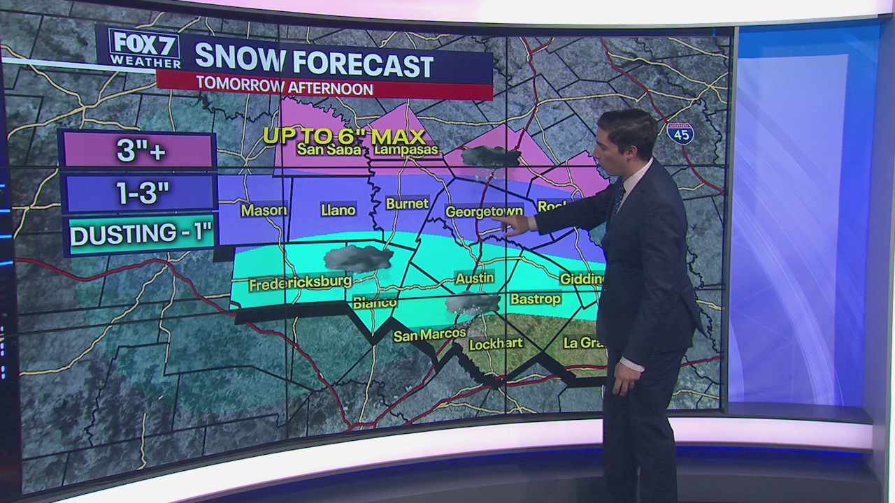 Evening weather forecast for January 9
