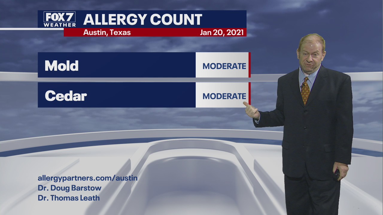 Evening weather forecast for January 20, 2021