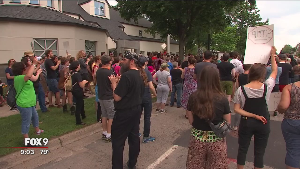 Protesters gather in Minneapolis after fatal officer-involved shooting