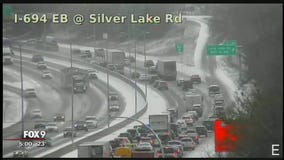 85 crashes, 22 spin outs in Twin Cities metro during slippery commute