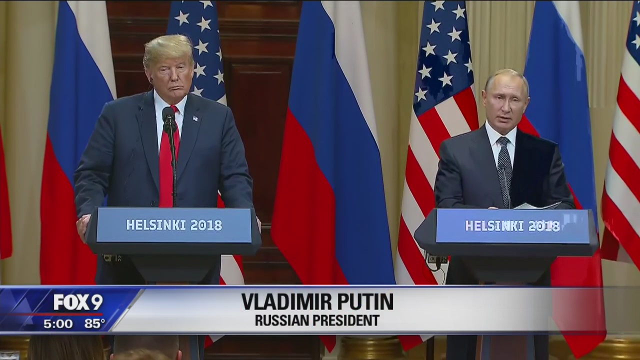 Trump meets with Putin