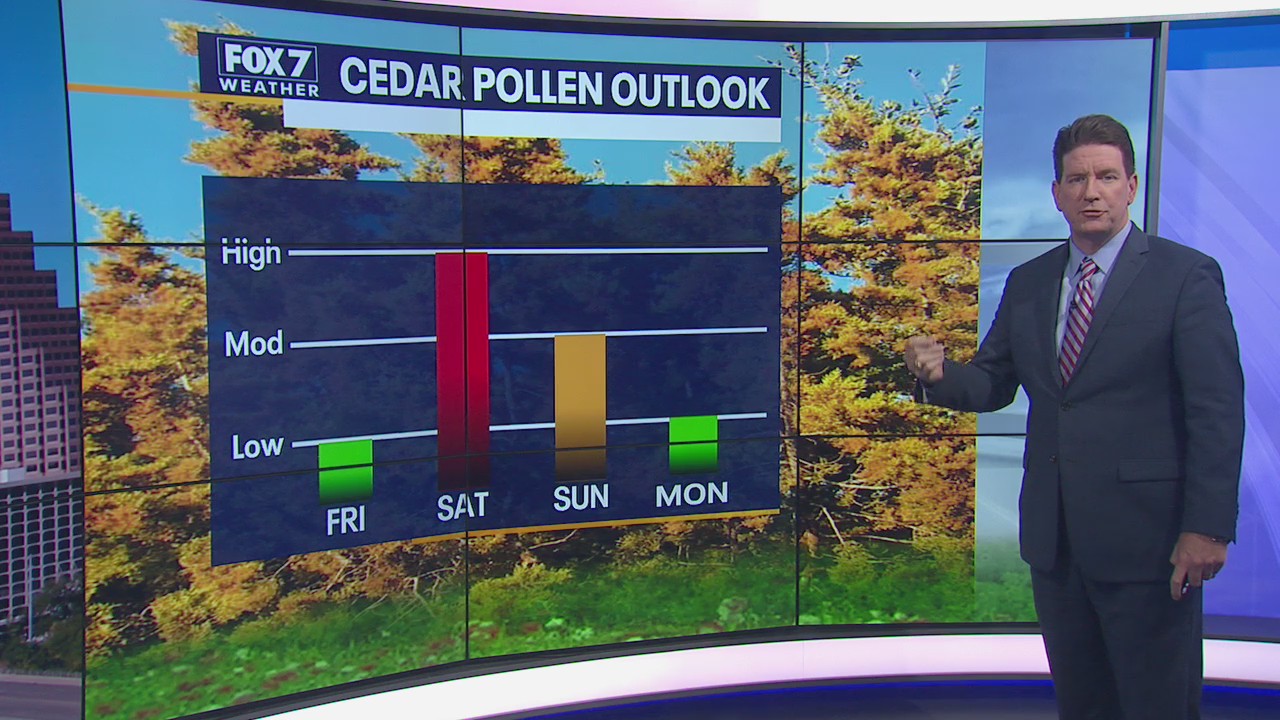 Noon weather forecast for January 29, 2021
