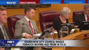 Shoreview votes to raise legal smoking age