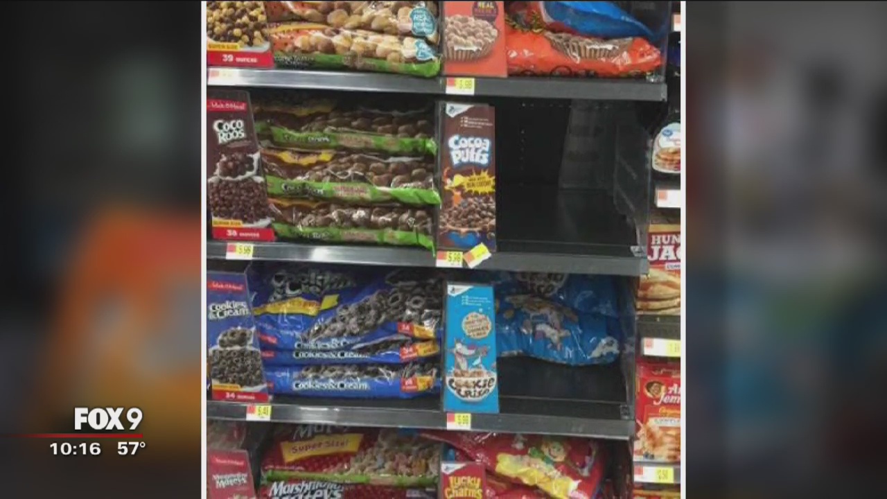 Minnesota cereal companies in legal battle over aisle displays