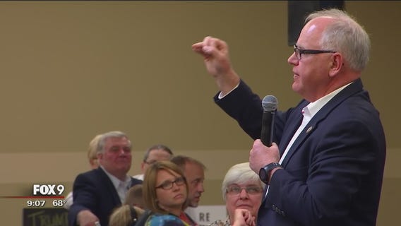 Rep. Walz and Angie Craig hold town hall in Rep. Lewis' district