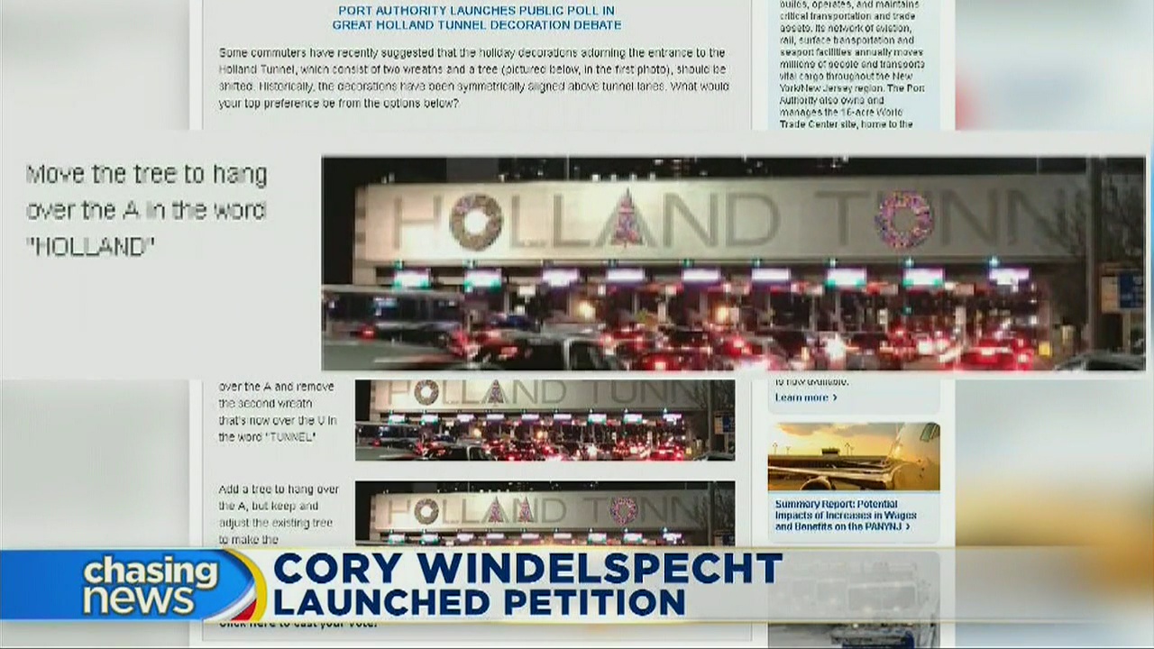 Holland Tunnel decoration controversy heats up