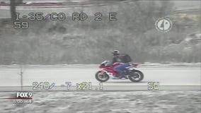 Chase ends in fatal motorcycle crash on I-35W on Tuesday