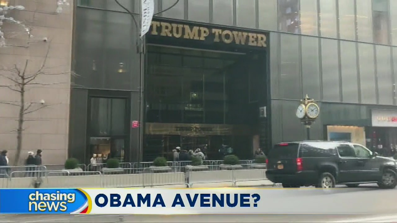 Effort underway to rename avenue for Obama