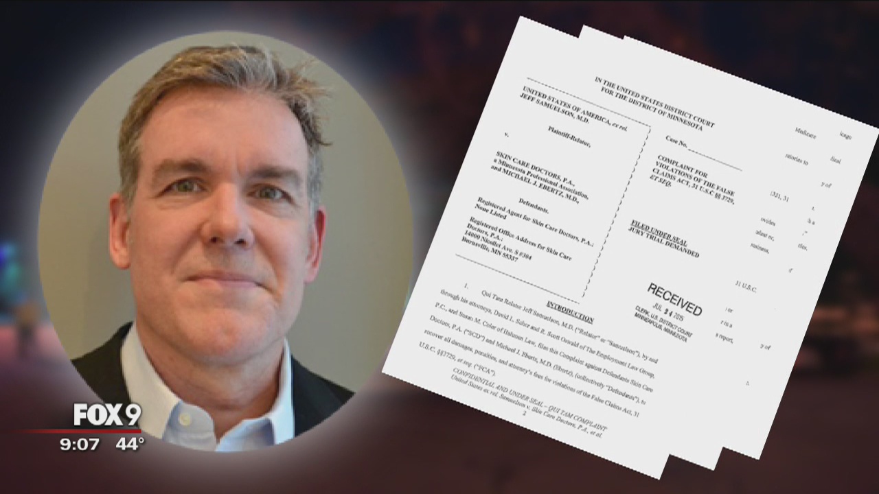Dermatologist agrees to pay in Medicare lawsuit | FOX 9 Minneapolis-St. Paul
