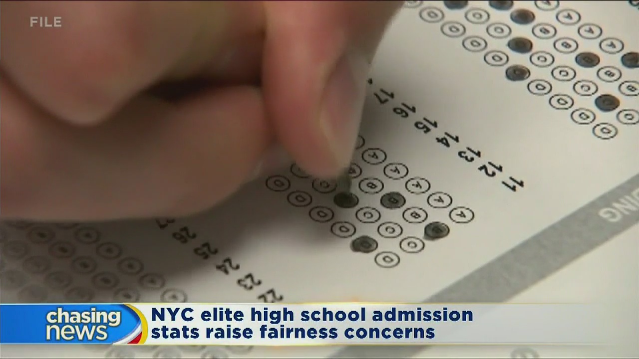NYC elite high school admission stats questioned