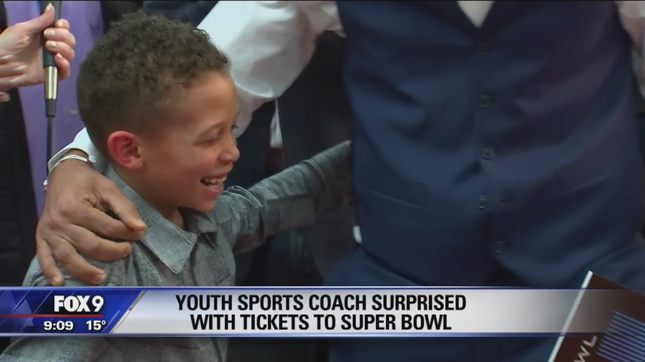 St. Paul youth sports coach honored with Super Bowl tickets