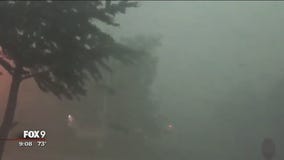 Coon Rapids uses snow plow for hail, residents clean debris