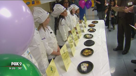 Columbia Heights elementary students battle in a cook-off