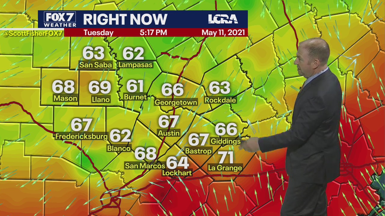 Evening weather forecast for May 11, 2021
