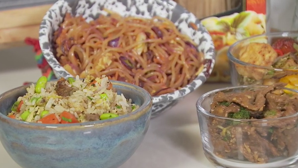 Simple Asian noodles featuring Old Thousand