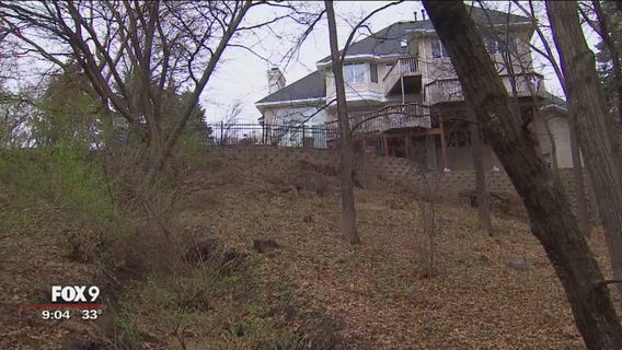 Sinkhole threatens Bloomington home